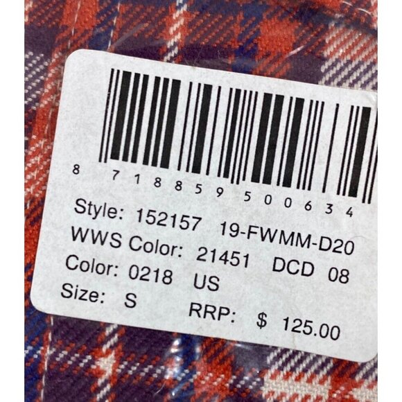 Scotch & Soda Mens Flannel Button Shirt Amsterdam Couture Small - Picture 3 of 10